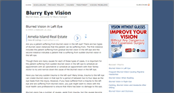 Desktop Screenshot of blurryeyevision.com