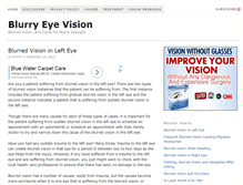 Tablet Screenshot of blurryeyevision.com